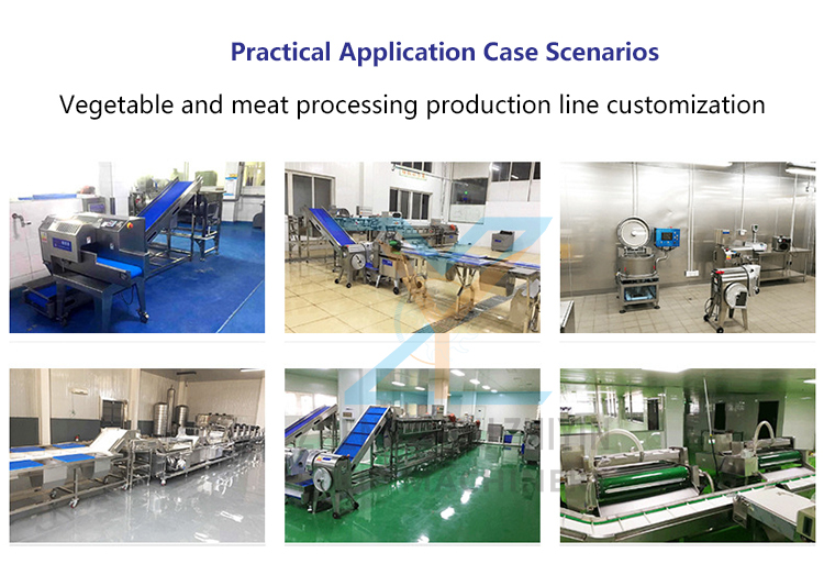 Commercial Meat Dicing Machine Cow Meat Slicing Processing Machinery Chicken Nugget Cutter Slicer Fresh Frozen Meat Slicer